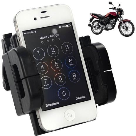 Suporte Universal GPS,Celular,Tablet para Motocicleta, Quadriciclo Preto CBRN0074 - Commerce brasil Menor preço em Suporte Universal GPS,Celular,Tablet para Motocicleta, Quadriciclo Preto CBRN0074 - Commerce brasil