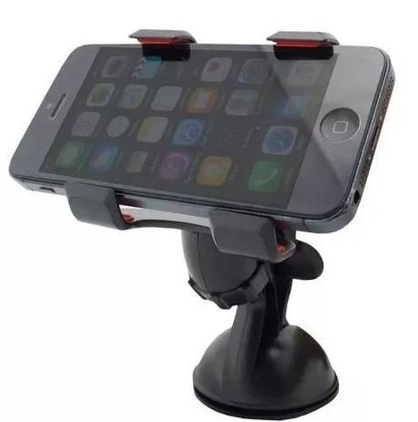 Suporte universal para celular e gps com ventosa e fixação com clipe duplo sp-20 exbom Menor preço em Suporte universal para celular e gps com ventosa e fixação com clipe duplo sp-20 exbom