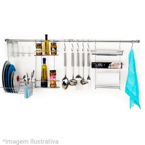 Suporte Utensílios 10 Peças Cook Home 10 Aço Cromado Escorredor Tempero Rolos Gancho para Arthi 1410 Menor preço em Suporte Utensílios 10 Peças Cook Home 10 Aço Cromado Escorredor Tempero Rolos Gancho para Arthi 1410