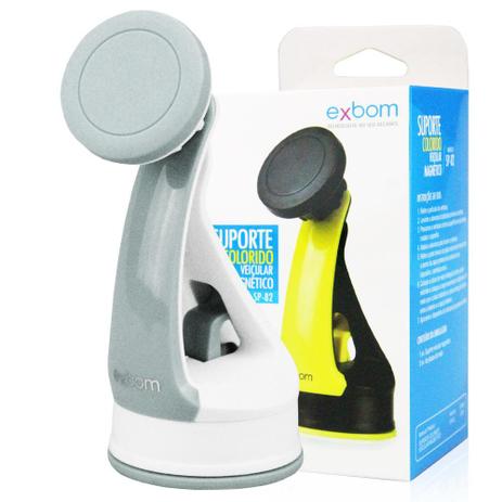 Suporte Veicular Colorido com Ima p GPS CINZA - SP-82 - Exbom é boa?