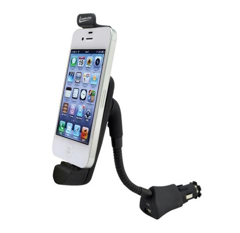 Suporte Veicular Leadership 12V com carregador para IPhone 4/4S Menor preço em Suporte Veicular Leadership 12V com carregador para IPhone 4/4S