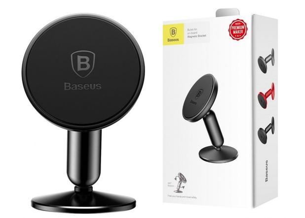 Suporte Veicular Magnético Baseus Bullet An On-board Menor preço em Suporte Veicular Magnético Baseus Bullet An On-board