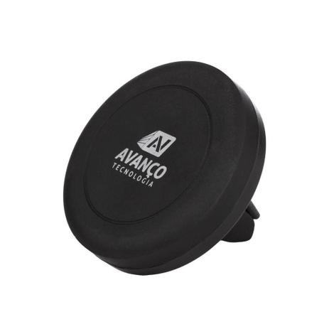 Suporte Veicular Magnético Preto Para Smartphone - Avanço Menor preço em Suporte Veicular Magnético Preto Para Smartphone - Avanço