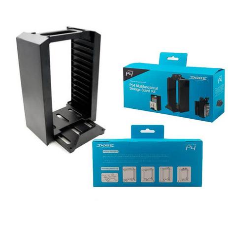 Suporte Vertical Stand Para 12 Dvds Para Ps4 Ps4 Slim Ps4 Pro DOBETP4-025 é boa?