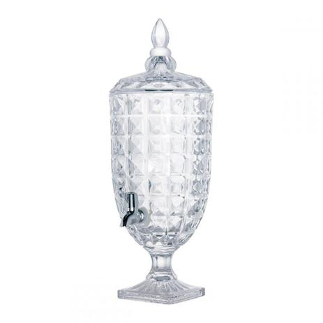 Suqueira de vidro 19,5cm x 52cm 4,5l - Btc decor Menor preço em Suqueira de vidro 19,5cm x 52cm 4,5l - Btc decor