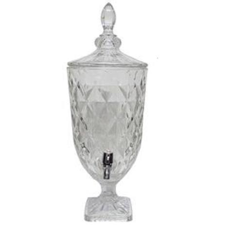 Suqueira De Vidro 4,5 L Dispenser de Bebidas Diamond - BELA HOME Menor preço em Suqueira De Vidro 4,5 L Dispenser de Bebidas Diamond - BELA HOME