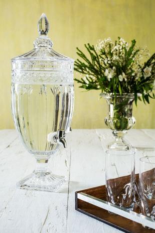 Suqueira ou dispenser de Cristal 4L - Wolf Menor preço em Suqueira ou dispenser de Cristal 4L - Wolf