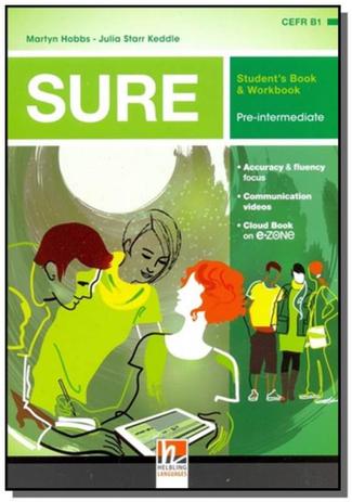 Sure pre-intermediate sb/wb pack b - Helbling Menor preço em Sure pre-intermediate sb/wb pack b - Helbling