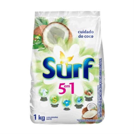 Surf Cuidado Do Coco Detergente Em Pó 1kg Menor preço em Surf Cuidado Do Coco Detergente Em Pó 1kg