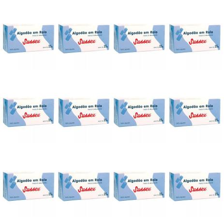 Sussex Algodão Caixinha 25g (Kit C/12) Menor preço em Sussex Algodão Caixinha 25g (Kit C/12)