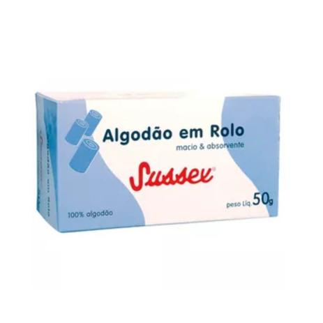 Sussex Algodão Caixinha 50g Menor preço em Sussex Algodão Caixinha 50g
