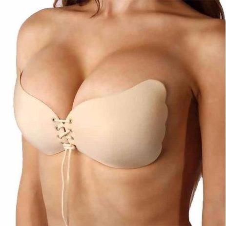 Sutia adesivo invisivel push up silicone ajustavel bege pratico gg feebra - Kiss Menor preço em Sutia adesivo invisivel push up silicone ajustavel bege pratico gg feebra - Kiss