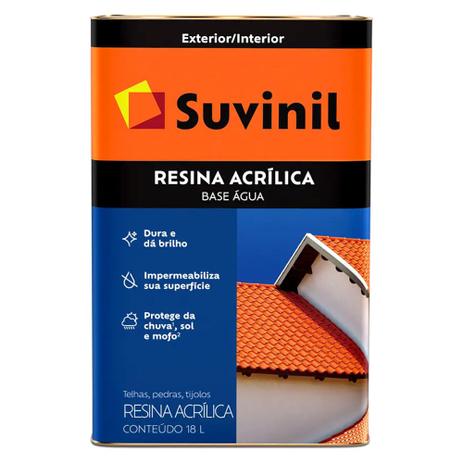 Suvinil Resina Acrílica Base Água 18 litros Menor preço em Suvinil Resina Acrílica Base Água 18 litros