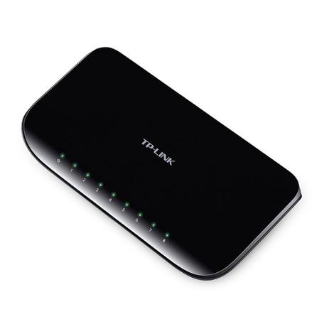 Switch 08 Portas TP-Link TL-SG1008D Gigabit 10/100/1000 Mbps - Tp-link smb Menor preço em Switch 08 Portas TP-Link TL-SG1008D Gigabit 10/100/1000 Mbps - Tp-link smb