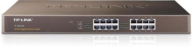Switch 16 portas 10/100/1000 TP-Link TL-SG1016 ( Aço / Rack ) Menor preço em Switch 16 portas 10/100/1000 TP-Link TL-SG1016 ( Aço / Rack )
