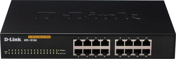 Switch 16 portas 10/100 Mbps DES-1016A D-Link Menor preço em Switch 16 portas 10/100 Mbps DES-1016A D-Link