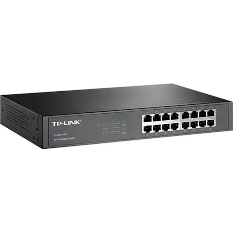 Switch 16p 10/100/1000mbps - tl-sg1016d smb - tp-link Menor preço em Switch 16p 10/100/1000mbps - tl-sg1016d smb - tp-link