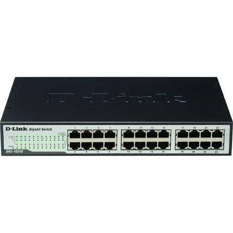 Switch 24 Portas 10/100/1000MBPS DGS-1024D - D-link Menor preço em Switch 24 Portas 10/100/1000MBPS DGS-1024D - D-link