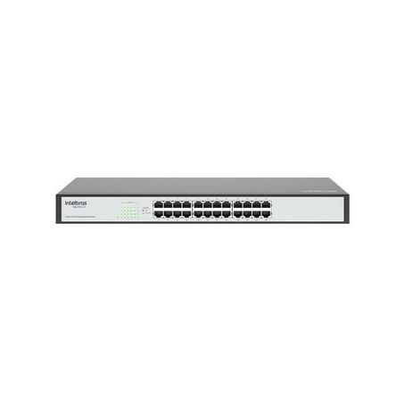 Switch 24 Portas Gigabit SG2400QR+, 4760055 INTELBRAS Menor preço em Switch 24 Portas Gigabit SG2400QR+, 4760055 INTELBRAS