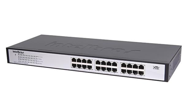 Switch 24 Portas Intelbras 10/100M - SF 2400 QR Menor preço em Switch 24 Portas Intelbras 10/100M - SF 2400 QR