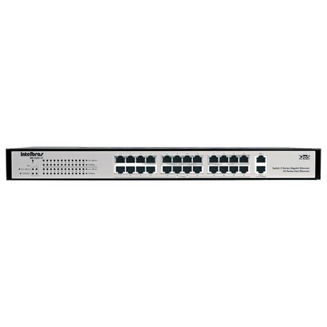 Switch 26 Portas Intelbras SG 2620 QR 24 Portas 10/100 e 2 Portas Gigabit Menor preço em Switch 26 Portas Intelbras SG 2620 QR 24 Portas 10/100 e 2 Portas Gigabit