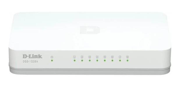 Switch 8 Portas 10/10/1000 mbps Gigabit DGS-1008A D-Link é ruim? Switch 8 Portas 10/10/1000 mbps Gigabit DGS-1008A D-Link é boa?