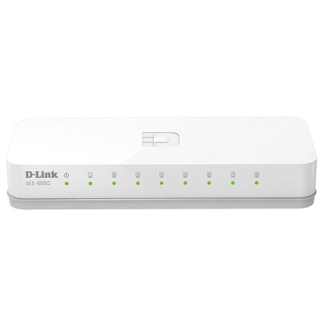 Switch 8 portas D-LINK DES-1008C 10/100Mbps Menor preço em Switch 8 portas D-LINK DES-1008C 10/100Mbps