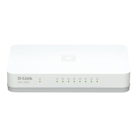 Switch 8 Portas D-Link DGS-1008A Gigabit 10 100 1000 mbps Menor preço em Switch 8 Portas D-Link DGS-1008A Gigabit 10 100 1000 mbps