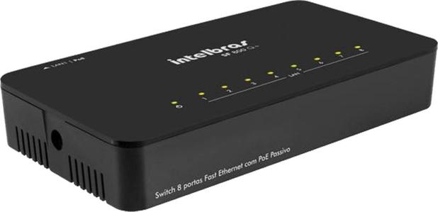 Switch 8 Portas Fast Ethernet C/ Poe Passivo Sf 800q+ 4760020 - Intelbras Menor preço em Switch 8 Portas Fast Ethernet C/ Poe Passivo Sf 800q+ 4760020 - Intelbras