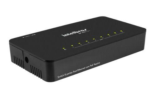 Switch 8 Portas Fast Ethernet Poe Passivo Intelbras SF 800 Q+ Menor preço em Switch 8 Portas Fast Ethernet Poe Passivo Intelbras SF 800 Q+