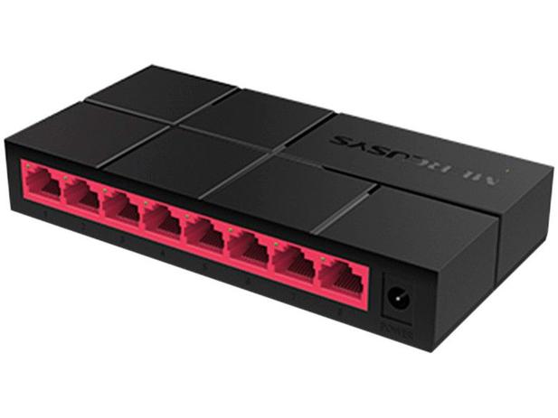 Switch 8 Portas Mercusys MS108G 10/100Mbps Menor preço em Switch 8 Portas Mercusys MS108G 10/100Mbps