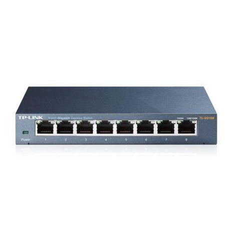 Switch 8 Portas TP-link 10/100/1000 Gigabit TL-SG108 Menor preço em Switch 8 Portas TP-link 10/100/1000 Gigabit TL-SG108
