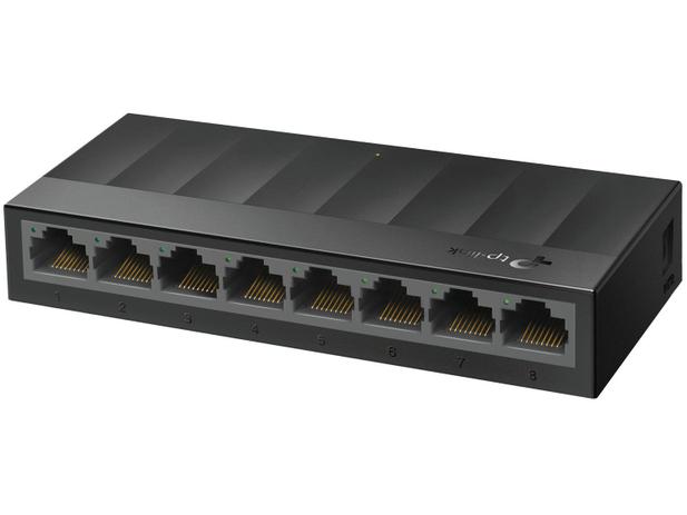 Switch 8 Portas TP-Link LiteWave LS1008G - 10/100/1000Mbps Menor preço em Switch 8 Portas TP-Link LiteWave LS1008G - 10/100/1000Mbps