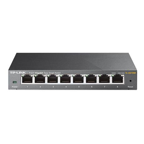 Switch 8 Portas TP-LINK TL-SG108E Gigabit 10/ 100/ 1000 MBPS Menor preço em Switch 8 Portas TP-LINK TL-SG108E Gigabit 10/ 100/ 1000 MBPS