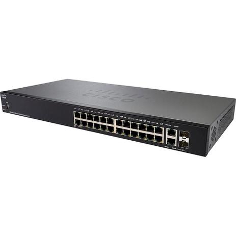 Switch Cisco 250 Series 24 10/100/1000 2-SFP L2 Gerenciável SG250-26-K9-NA Menor preço em Switch Cisco 250 Series 24 10/100/1000 2-SFP L2 Gerenciável SG250-26-K9-NA