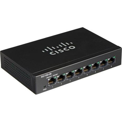 Switch Cisco SG110D-08-NA 08 Portas - OEM Menor preço em Switch Cisco SG110D-08-NA 08 Portas - OEM