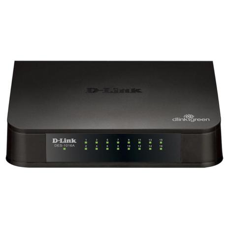 Switch d-link 16p des-1016a 10/100mbits Menor preço em Switch d-link 16p des-1016a 10/100mbits
