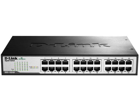 Switch D-LINK 24 Portas 10/100/1000 L2 Nao Gerenciavel (DGS-1024D BRDGS-1024D) Menor preço em Switch D-LINK 24 Portas 10/100/1000 L2 Nao Gerenciavel (DGS-1024D BRDGS-1024D)