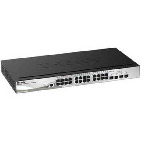 Switch D-Link Gerenciável 24 Portas 10/100/1000MBPS + 4 Slots SFP - DGS-1510-28L/ME Menor preço em Switch D-Link Gerenciável 24 Portas 10/100/1000MBPS + 4 Slots SFP - DGS-1510-28L/ME