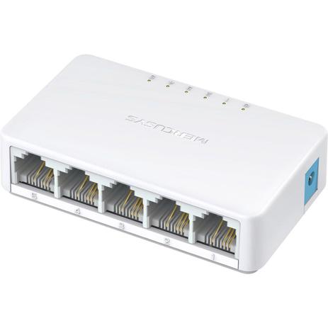 Switch de Mesa 5 portas Mercusys MS105 10/100Mbps Menor preço em Switch de Mesa 5 portas Mercusys MS105 10/100Mbps