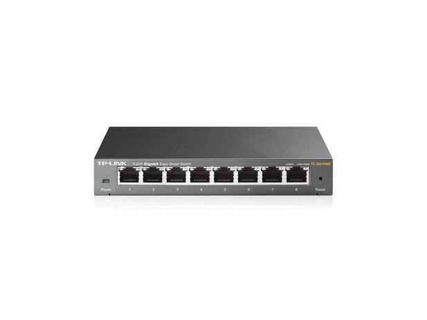 Switch Easy Smart Gigabit de 8 Portas TL-SG108E TP-LINK Menor preço em Switch Easy Smart Gigabit de 8 Portas TL-SG108E TP-LINK