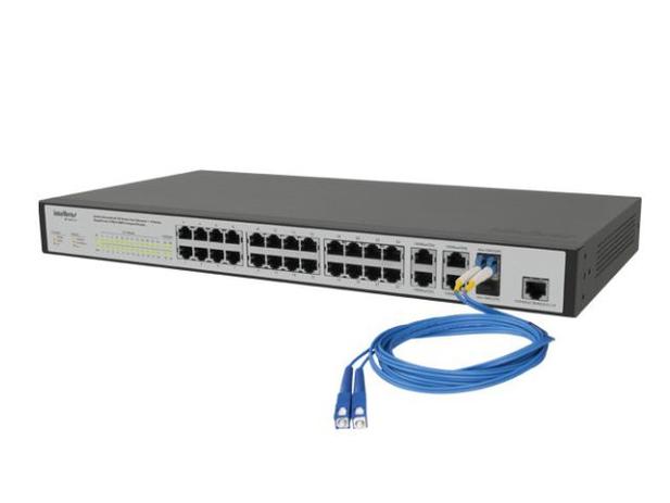 Switch gerenciavel intelbras inet 4760003 sf2842mr 24p fast+4 port giga 2 mini-gbic - 482 Menor preço em Switch gerenciavel intelbras inet 4760003 sf2842mr 24p fast+4 port giga 2 mini-gbic - 482