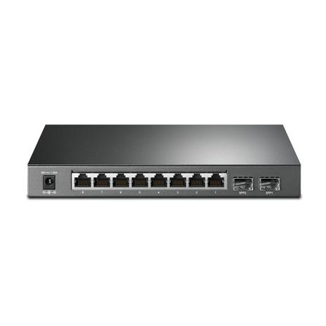 Switch Hub de 8 Portas Gigabit PoE 10/100/1000Mbps com 2 Slots SFP Jetstream TL-SG2210P TP-LINK Menor preço em Switch Hub de 8 Portas Gigabit PoE 10/100/1000Mbps com 2 Slots SFP Jetstream TL-SG2210P TP-LINK