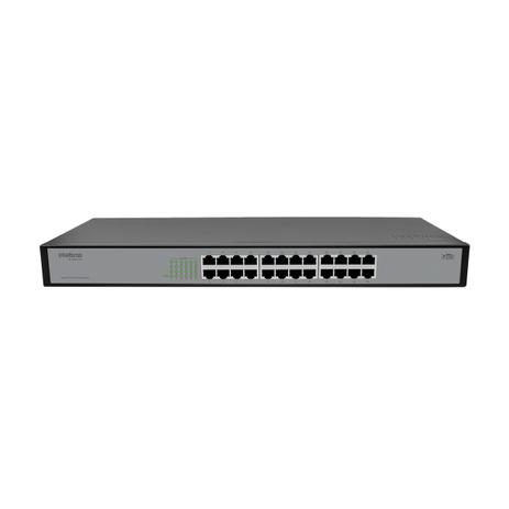 Switch intelbras 24 portas fast ethernet sf 2400 qr+ Menor preço em Switch intelbras 24 portas fast ethernet sf 2400 qr+