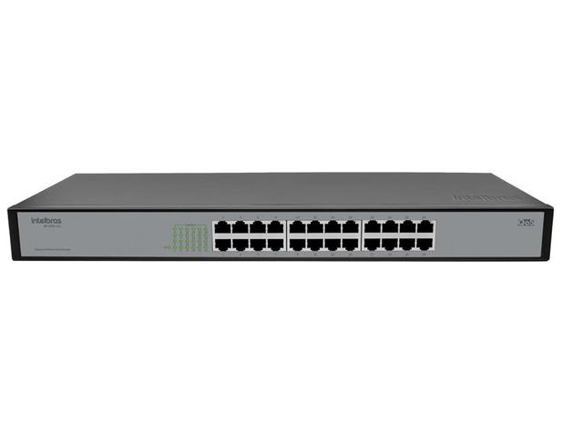 Switch Intelbras 24pts 10/100 Sf2400qr+ Menor preço em Switch Intelbras 24pts 10/100 Sf2400qr+