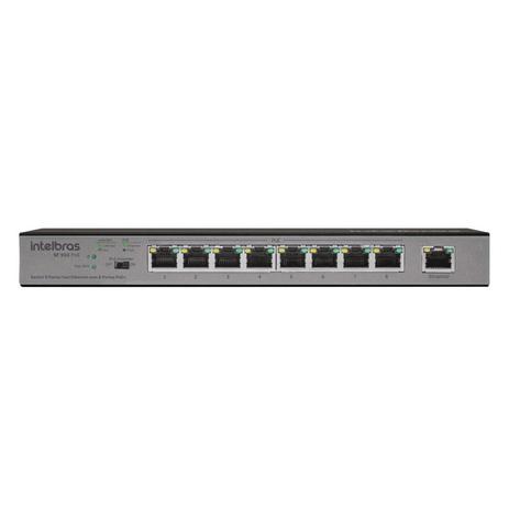 Switch IntelBras 4760032 SF 900 POE 9 Portas 100 Mbps 102W Preto Menor preço em Switch IntelBras 4760032 SF 900 POE 9 Portas 100 Mbps 102W Preto