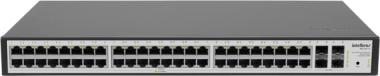 Switch Intelbras 48 Portas Gigabit E 4 Mini Gbic SG 5200 MR Menor preço em Switch Intelbras 48 Portas Gigabit E 4 Mini Gbic SG 5200 MR