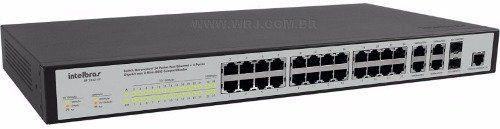 Switch Intelbras Sf2842mr Gerenciável 24 Portas Mini-gbic Menor preço em Switch Intelbras Sf2842mr Gerenciável 24 Portas Mini-gbic