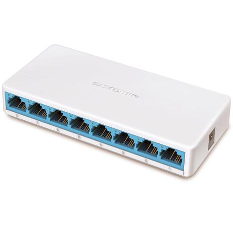 Switch Mercusys 8 Portas 10/100Mbps MS108 Menor preço em Switch Mercusys 8 Portas 10/100Mbps MS108