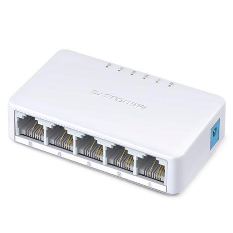 Switch Mercusys MS105 05 Portas 10/ 100MBPS é boa?